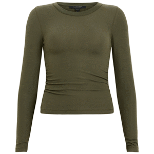 AllSaints Bec Long Sleeve Slim Ramskull T-Shirt